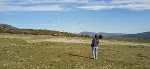 Terrain d'atterrissage parapente à Ager en Espagne